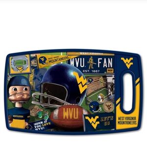 NWT West Virginia Mountaineers Retro Series Cutting Board
